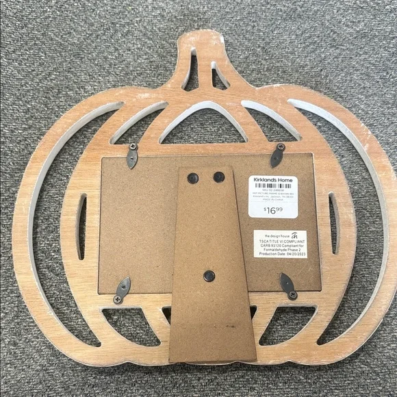 Kirklands Cream Pumpkin Picture Frame - Picture 2 of 3